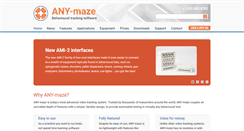 Desktop Screenshot of anymaze.com